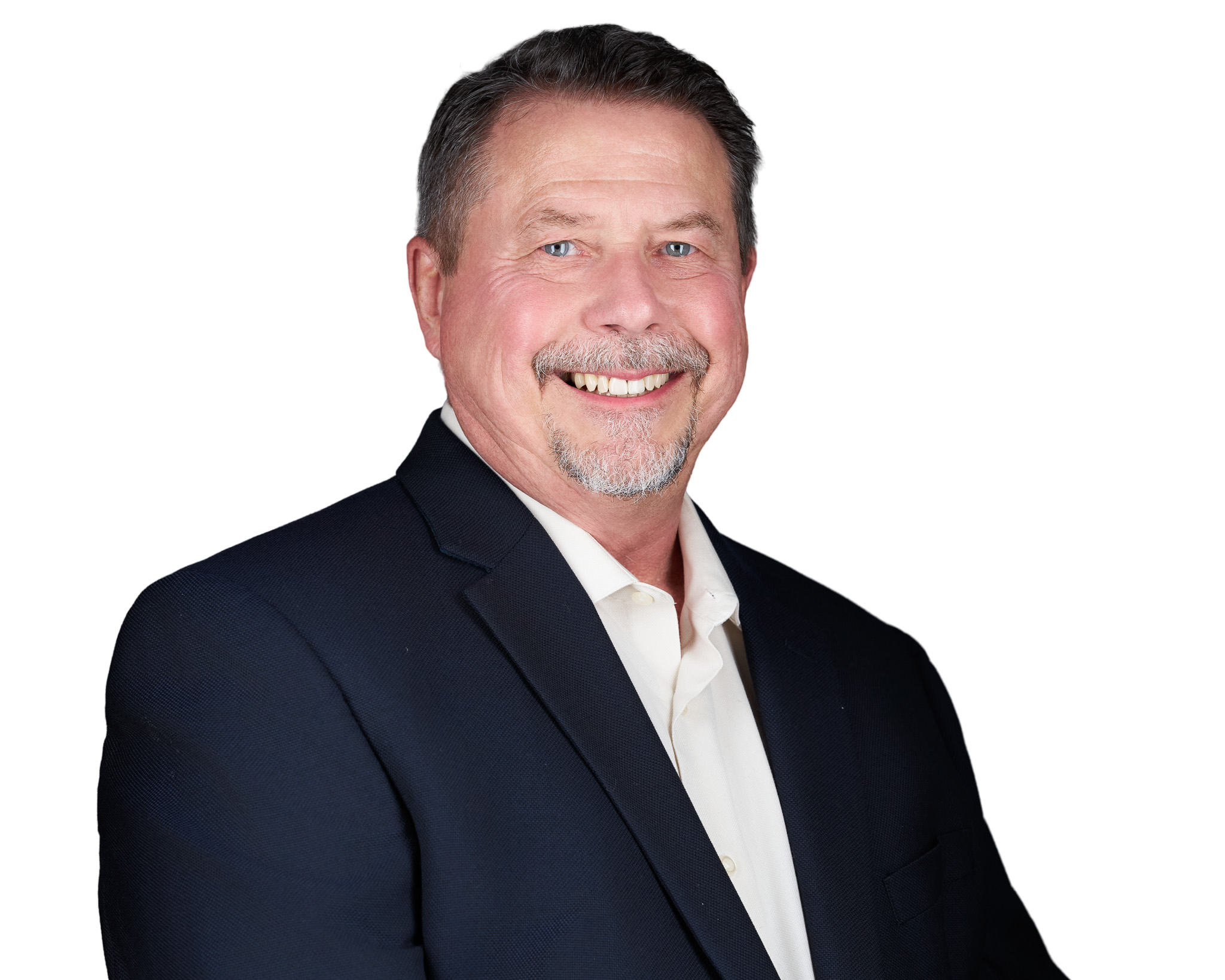 Photographer Peter Szpakowski coaching a small business owner-operator through expression and posture during a headshot session at 2mm Headshots in North Richland Hills, Texas
