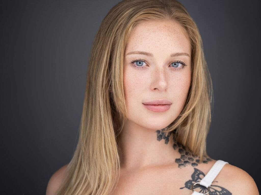 Professional portrait photographed at the 2MM studio in North Richland Hills